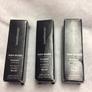 3 bareMinerals lipstick